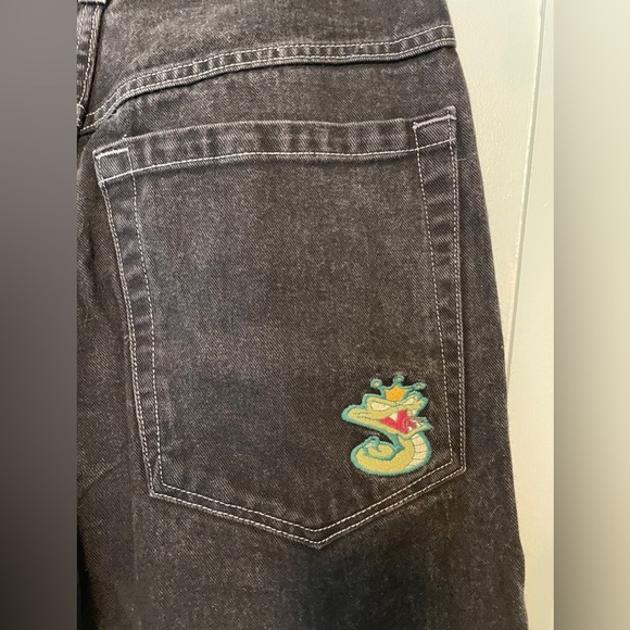 JNCO jeans, vintage “Sidewinder”, black, size 33W 30L - Picture 4 of 10